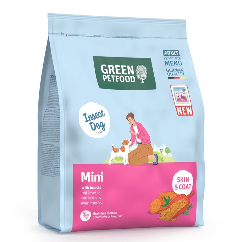 Green Petfood Insect Dog Mini mit Insekten
