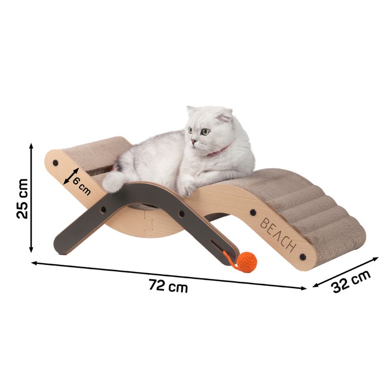 Mueble rascador Canadian Cat Company Design Beach Chair