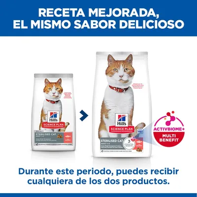 Hill's Science Plan Sterilised Cat Adult 1-6 salmón