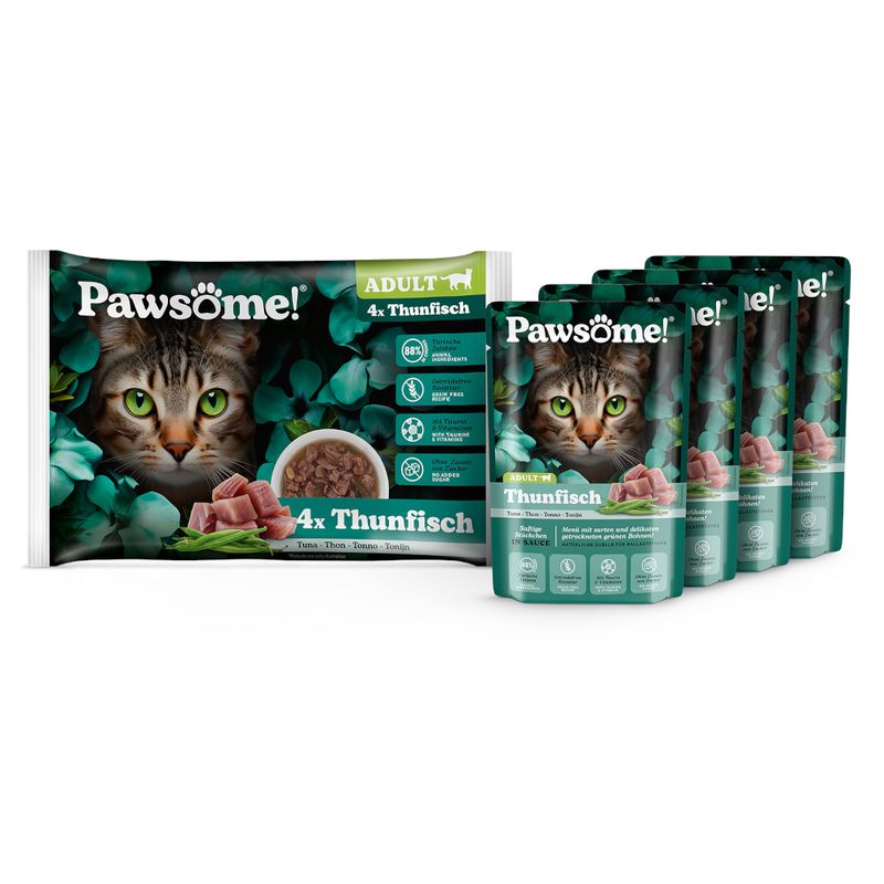 Sparpaket Pawsome Adult Cat 8 x 85 g