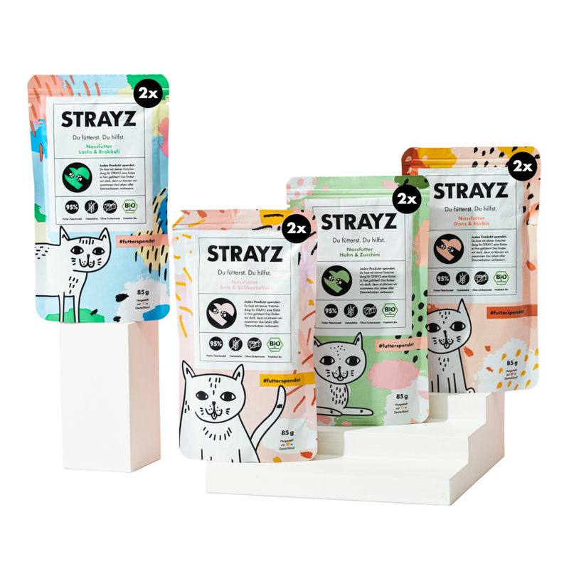 STRAYZ BIO Katze 8 x 85 g