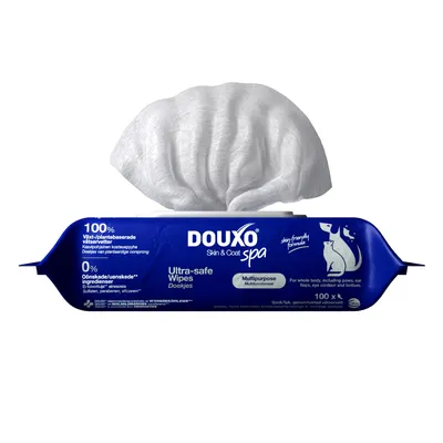 Toalhitas DOUXO Spa Skin & Coat para cães e gatos