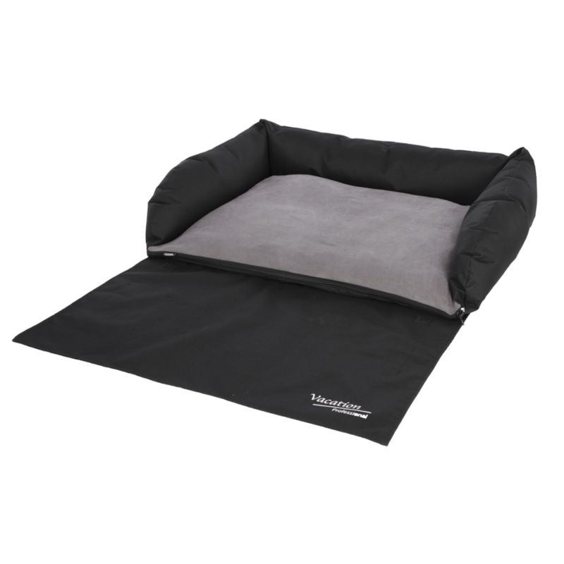 Kerbl Pet Kofferraumkissen, schwarz/grau