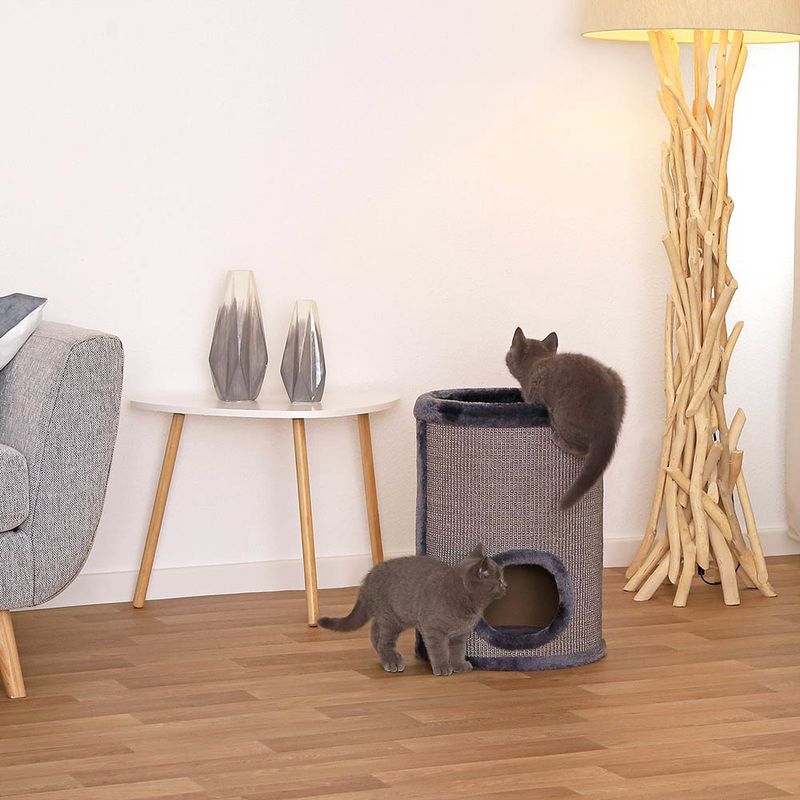 Lionto Cilindro tiragraffi con sisal, grigio