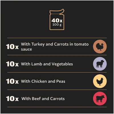 Cesar Pouches Creations in Sauce - 40 x 100g