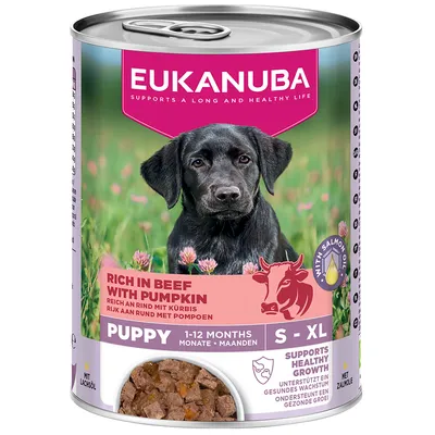 15 kg Eukanuba Premium Nutrition + 3 x 400 g passande våtfoder på köpet!