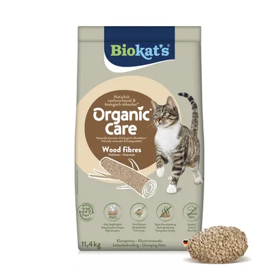 Biokat's Organic Care Wood Fibres Cat Litter