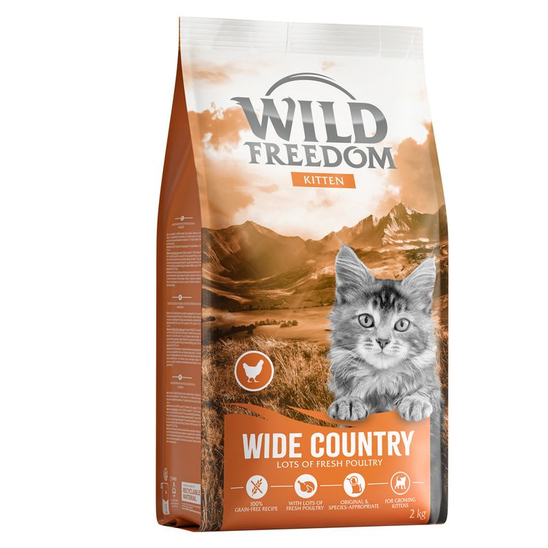 Wild Freedom Kitten "Wide Country" Pasăre - rețetă fără cereale