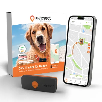 Weenect Haustier GPS Tracker XS für Hunde