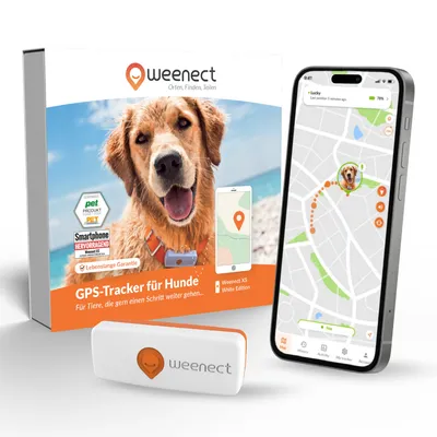 Weenect GPS Tracker XS för hundar - utan halsband
