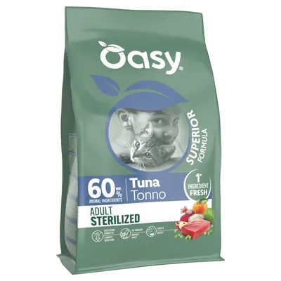Oasy Dry Cat Superior Adult Sterilized с риба тон