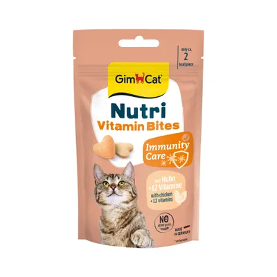 GimCat Nutri Vitamin Bites s kuřecím