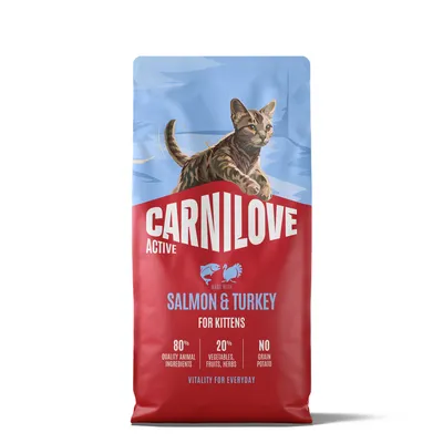 Carnilove Active Kitten with Salmon and Turkey