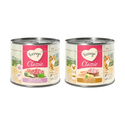 Feringa Classic Meat Menu 12 x 200 g - Mix: 2 Fiskevarianter Feringa Classic Meat Menu 12 x 200 g - Mix: 2 Fiskevarianter