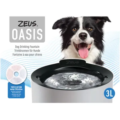 Zeus Oasis Drinking Fountain - Grey Zeus Oasis Drinking Fountain - Grey