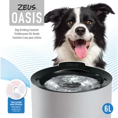 Zeus Oasis Drinking Fountain - Grey Zeus Oasis Drinking Fountain - Grey