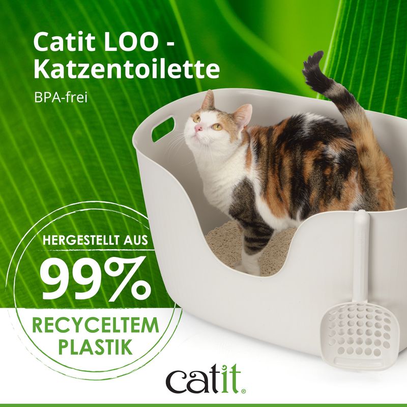Catit Loo Katzentoilette mit Streulöffel