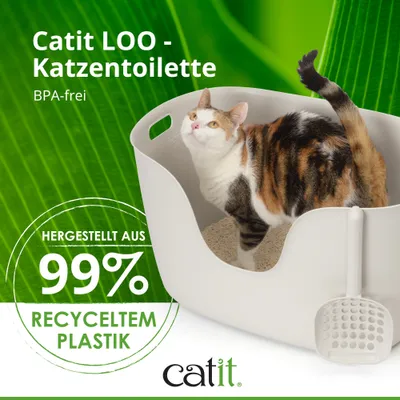 Catit Loo Katzentoilette mit Streulöffel