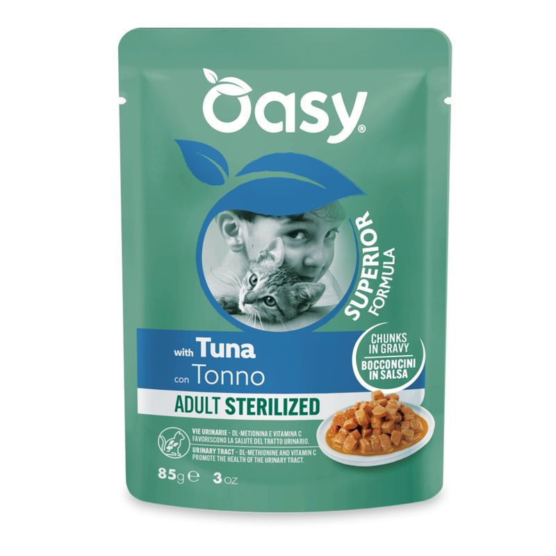 Oasy Chunks Adult Sterilized 12 x 85 g