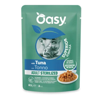 Oasy Chunks Adult Sterilized 12 x 85 g