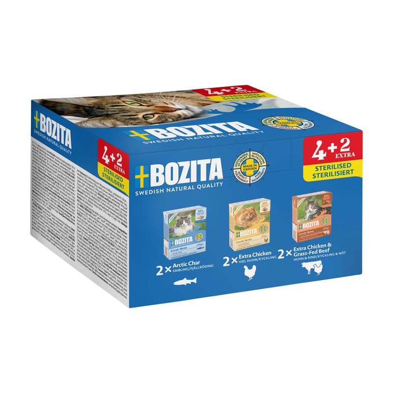 Bozita Tetra Stukjes in Gelei 6 x 370 g