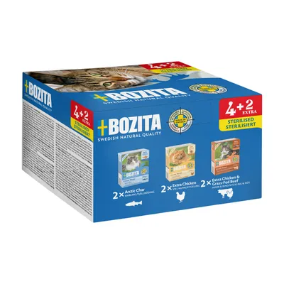 Bozita Tetra Stukjes in Gelei 6 x 370 g