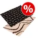 Säästöpakkaus: Vetbed® Isobed SL Wave, kerma/ruskea + SL Paw -koiranpeitto