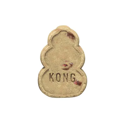 KONG-formet snack med synlige røde fyld, egnet til KONG-legetøj.