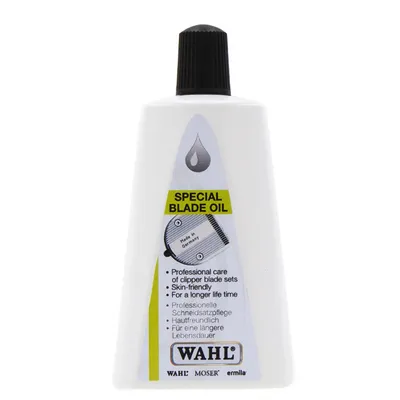 WAHL Special Blade Oil, profesionální péče o střihací hlavy, šetrný k pokožce, pro delší životnost. Vyrobeno v Německu.