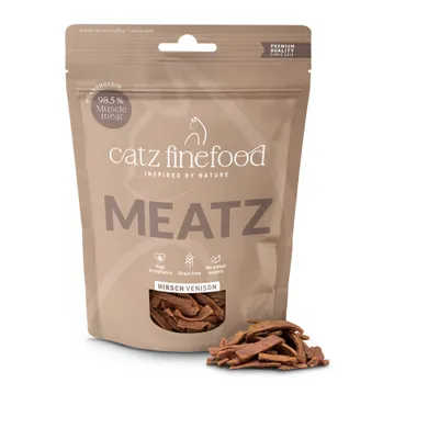 catz finefood Meatz - säästöpakkaus: 2 x N°9 peura 45 g catz finefood Meatz - säästöpakkaus: 2 x N°9 peura 45 g