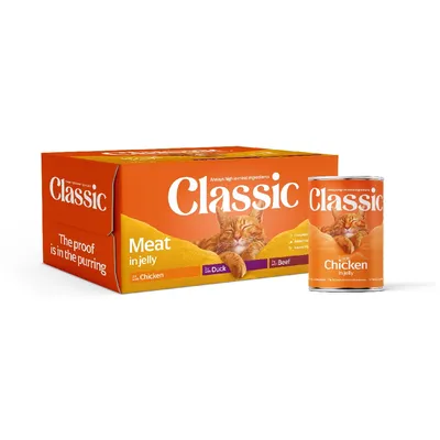 Classic Cat Meat in Jelly 6 x 400g