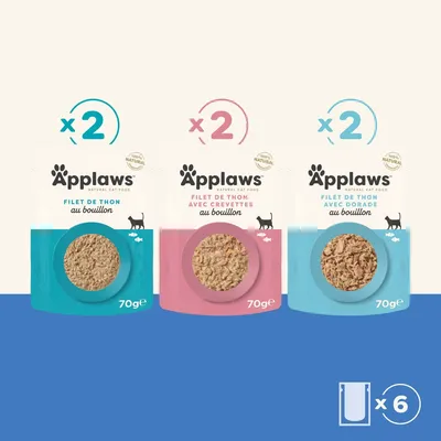 Applaws Pouch au bouillon 6 x 70 g