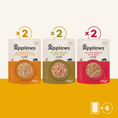 Applaws tasakos aszpikban vegyes csomag 6 x 70 g