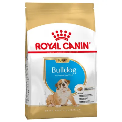 Royal Canin Puppy Bulldog pienso seco para cachorros hasta 12 meses. Apoya el sistema inmunitario, la digestión y la salud articular. Croqueta de forma adaptada.