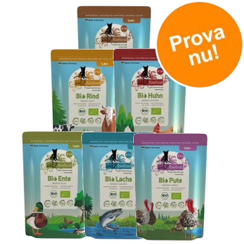Provpack: 6 x 85 g catz finefood Bio portionspåse