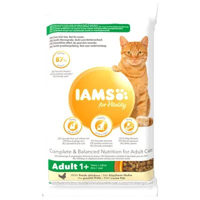 100g Iams Cat Adult Rijk aan Kip gratis