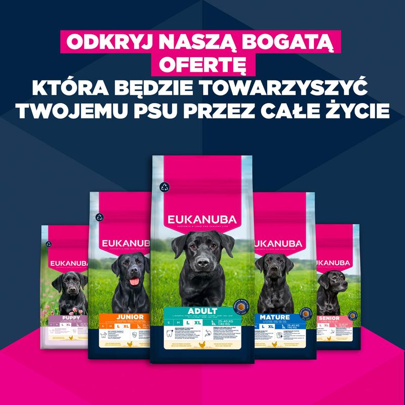 Eukanuba Premium Nutrition Junior Large & Giant Breed, kurczak