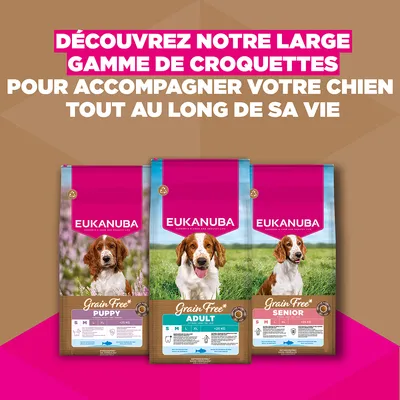 Eukanuba Grain Free Senior Small & Medium Poisson de mer