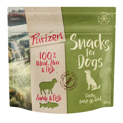 Purizon Snack Lamm mit Fisch - getreidefrei - 100 g