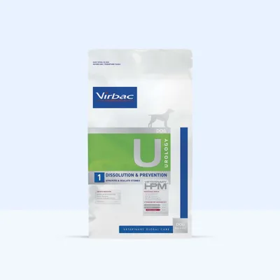 Virbac Veterinary HPM U1 Urology Dissolution & Prevention pour chien - 12 kg Virbac Veterinary HPM U1 Urology Dissolution & Prevention pour chien - 12 kg