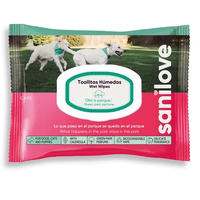 Sanilove Μαντηλάκια Aloe Vera