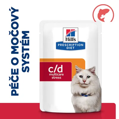 Hill's Prescription Diet c/d Multicare Stress Urinary Care s lososem
