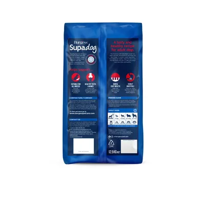 Burgess Supadog Adult Complete with Tasty Beef - Economy Pack: 2 x 12.5kg Burgess Supadog Adult Complete with Tasty Beef - Economy Pack: 2 x 12.5kg