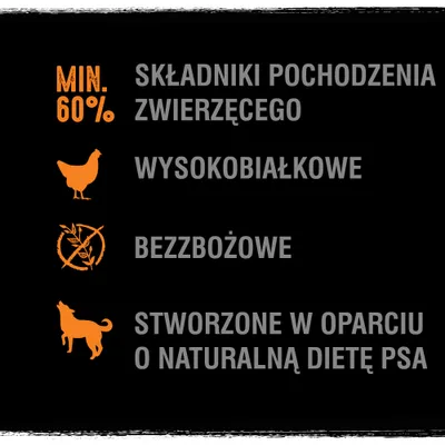 Crave Adult paszteciki dla psa, 10 x 150 g