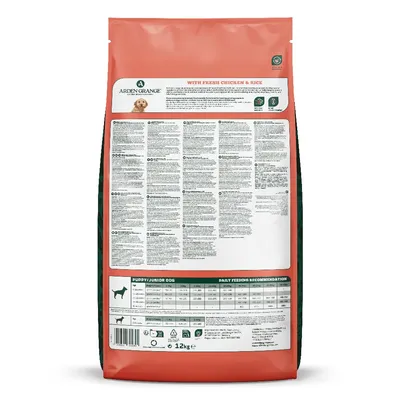 Arden Grange Daily Puppy with Fresh Chicken & Rice - Economy Pack: 2 x 12kg Arden Grange Daily Puppy with Fresh Chicken & Rice - Economy Pack: 2 x 12kg