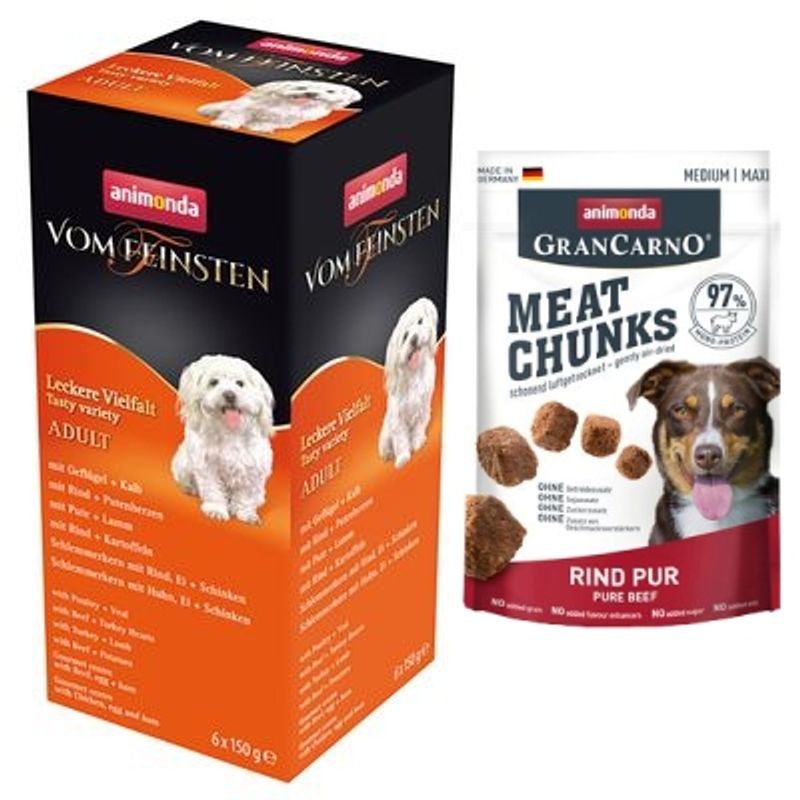 animonda våtfoder hund + 80 g Gran Carno Meat Chunks Medium/Maxi på köpet