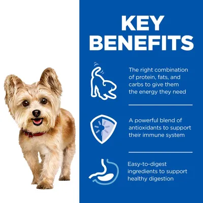 Key benefits: balanced protein, fats and carbs for energy; antioxidants to support immune system; easy-to-digest ingredients for healthy digestion.