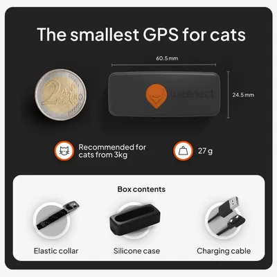 Weenect Pet GPS Cat Tracker XS
