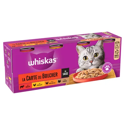 Whiskas La Carte 12 x 390 / 400 g pour chat