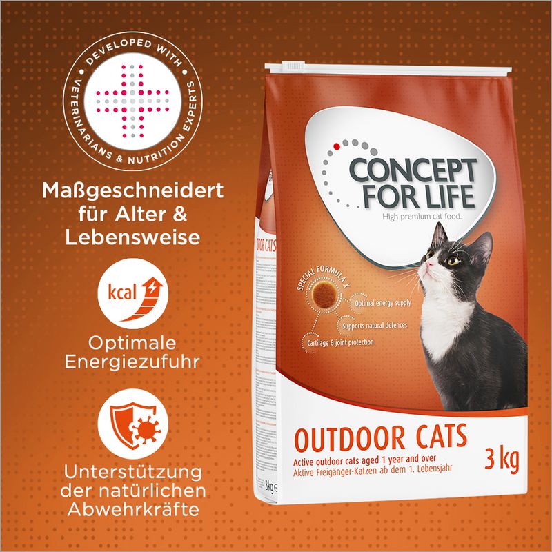 Concept for Life Outdoor Cats - Verbesserte Rezeptur!